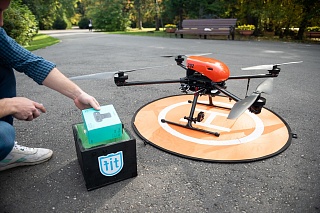 Courier drone is taught to plot a route without GPS