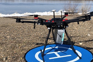 TSU scientists tested drone for medicine delivery and analysis