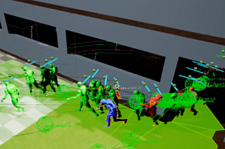 3D system simulates people’s behavior during a fire evacuation 